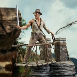 INDIANA JONES Statuette Deluxe Gallery Indiana Rope Bridge Dialmond Select