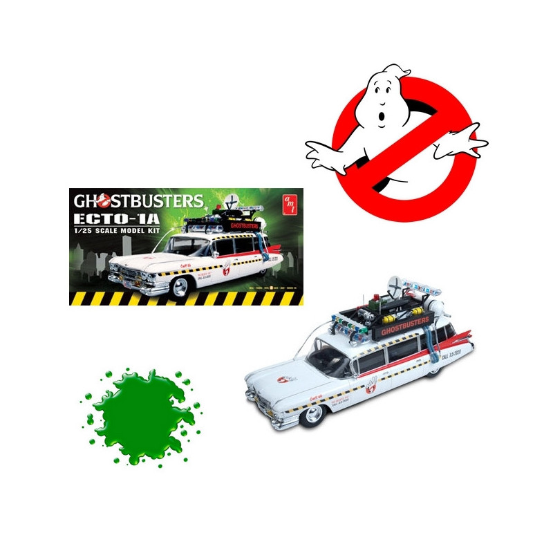 GHOSTBUSTERS  SOS FANTOMES Maquette Ecto-1 AMT