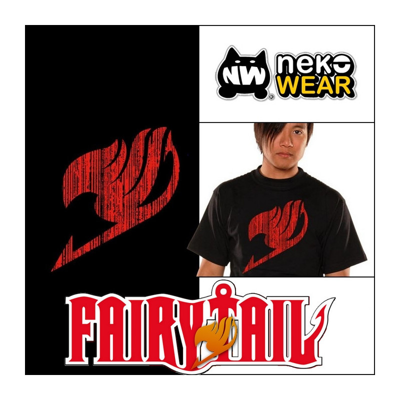 FAIRY TAIL T-Shirt Logo Guilde Rouge