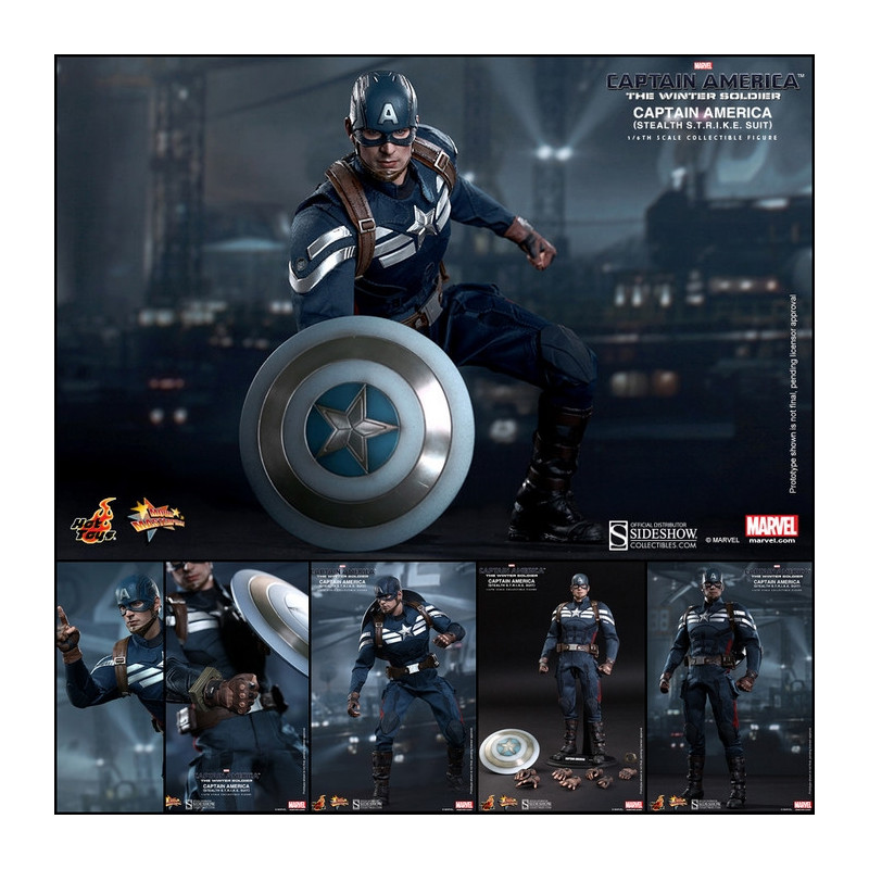 CAPTAIN AMERICA The winter soldier figurine Hot Toys