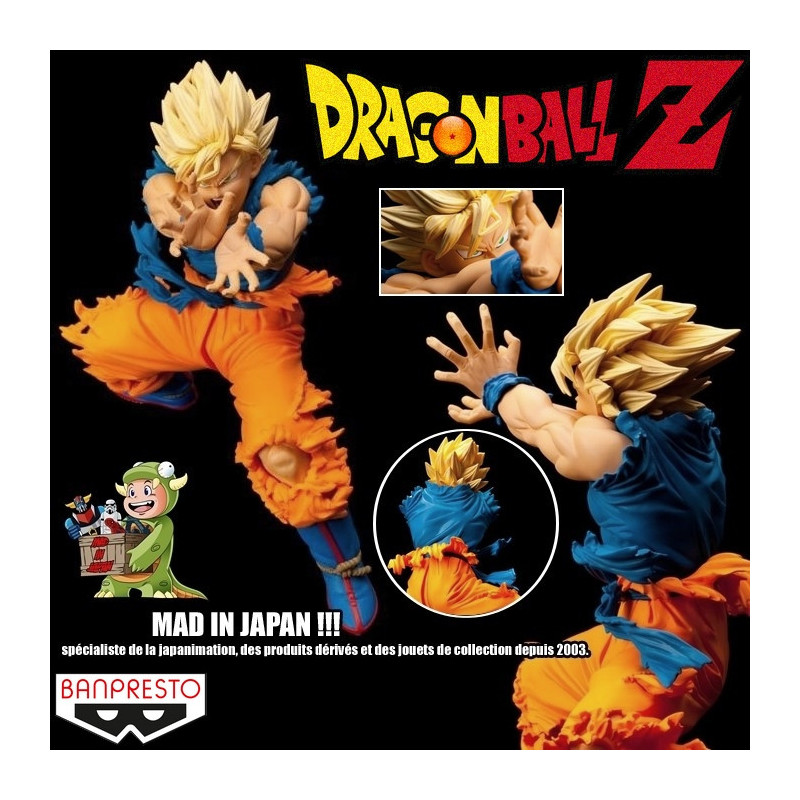 DRAGON BALL Z figurine Son Goku Super Saiyan Scultures Banpresto