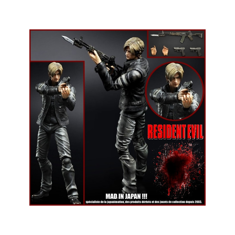 RESIDENT EVIL 6 figurine Leon Kennedy Play Arts Kai