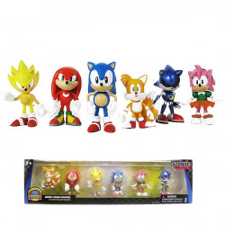 Sonic Pack de 6 Figurines PVC Jazwares