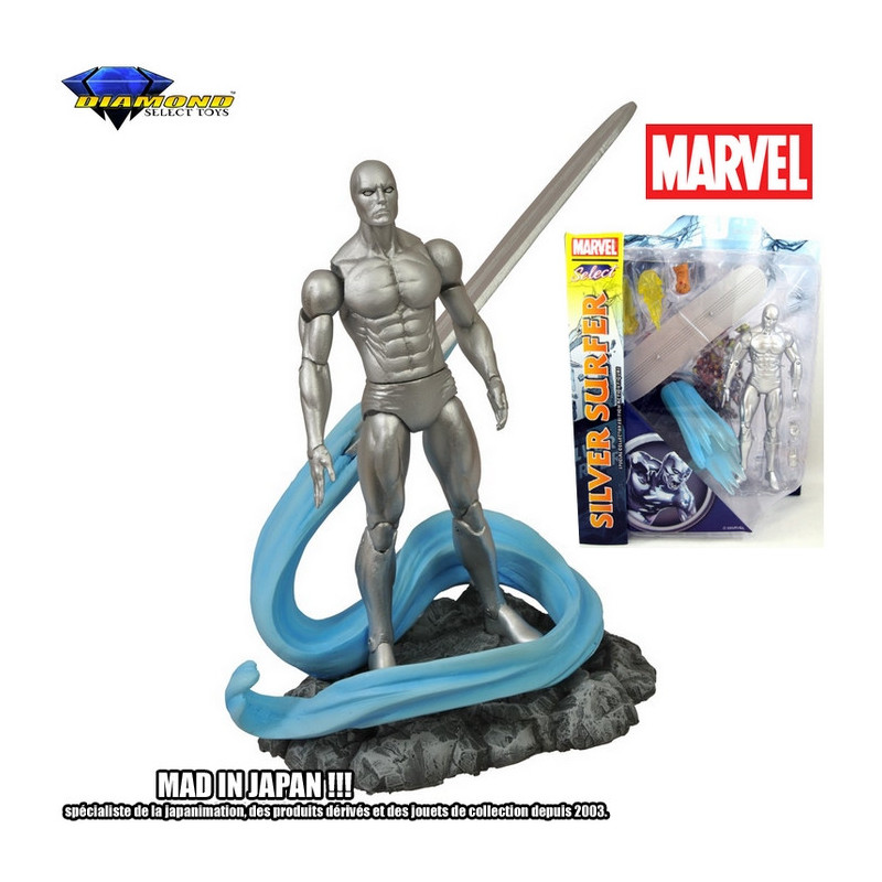 MARVEL SELECT Figurine Silver Surfer Diamond Select