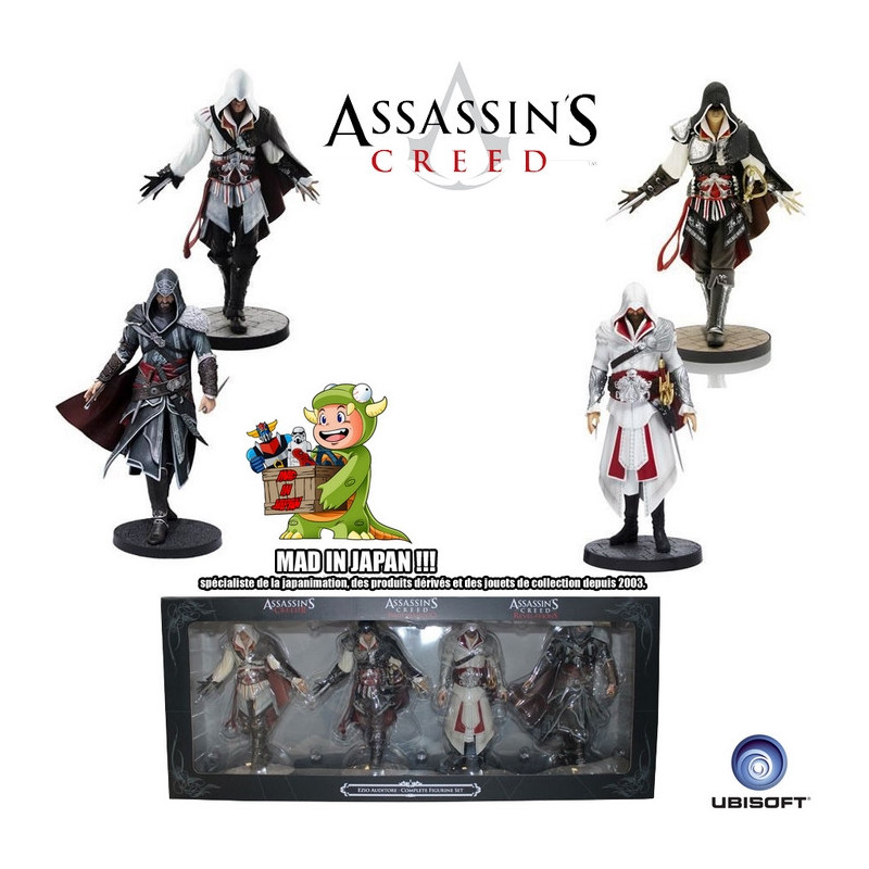 ASSASSIN'S CREED Coffret 4 Figurines Ezio Auditore Ubisoft