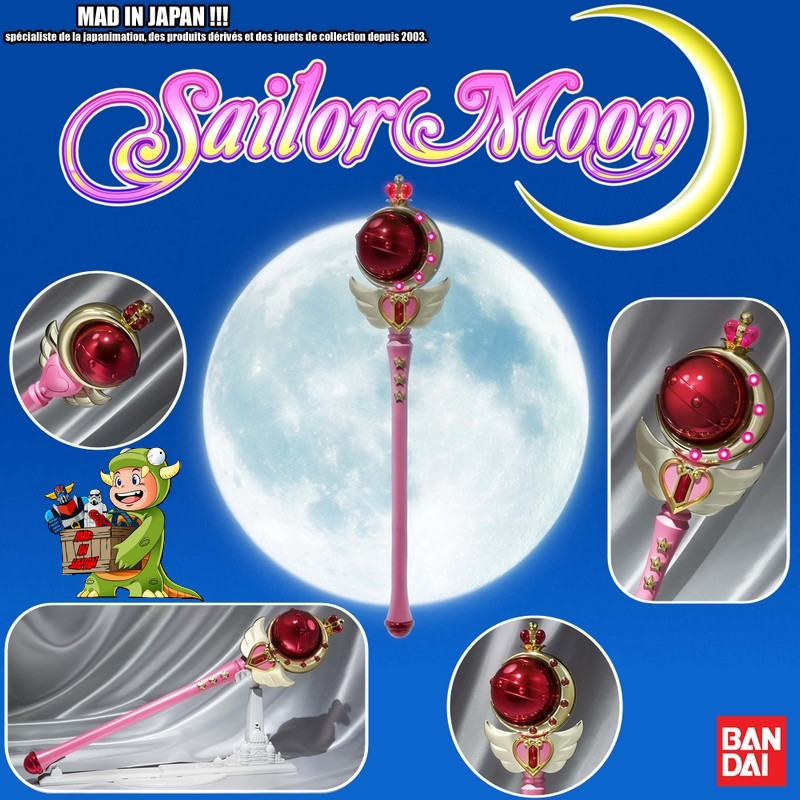 Sailor Moon Sceptre Cutie Moon Rod Proplica Bandai