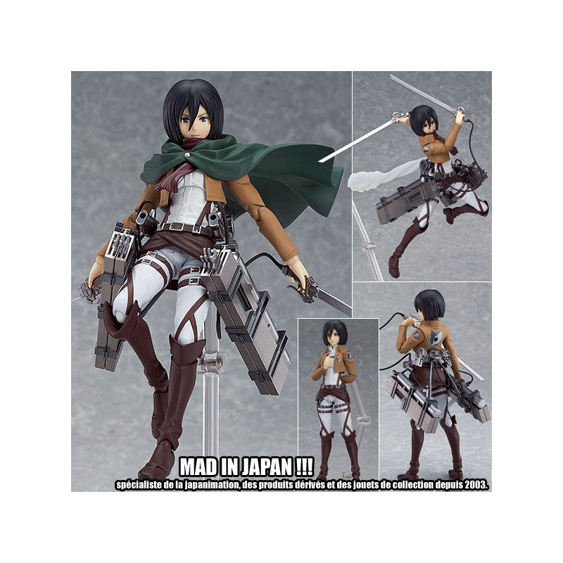 L'ATTAQUE DES TITANS figurine Mikasa Ackerman  Figma Max Factory