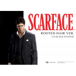 Statue Tony Montana Superb Scale Rooted Hair Version 1/4 Blitzway Scarface