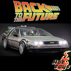 RETOUR VERS LE FUTUR Time Machine Delorean Masterpiece Hot Toys 16ème