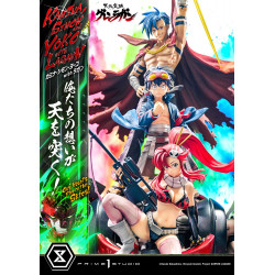 Statue Kamina, Simon & Yoko with Lagann Prime 1 Studio Gurren Lagann