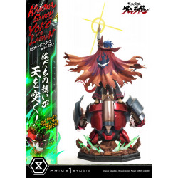 Statue Kamina, Simon & Yoko with Lagann Prime 1 Studio Gurren Lagann