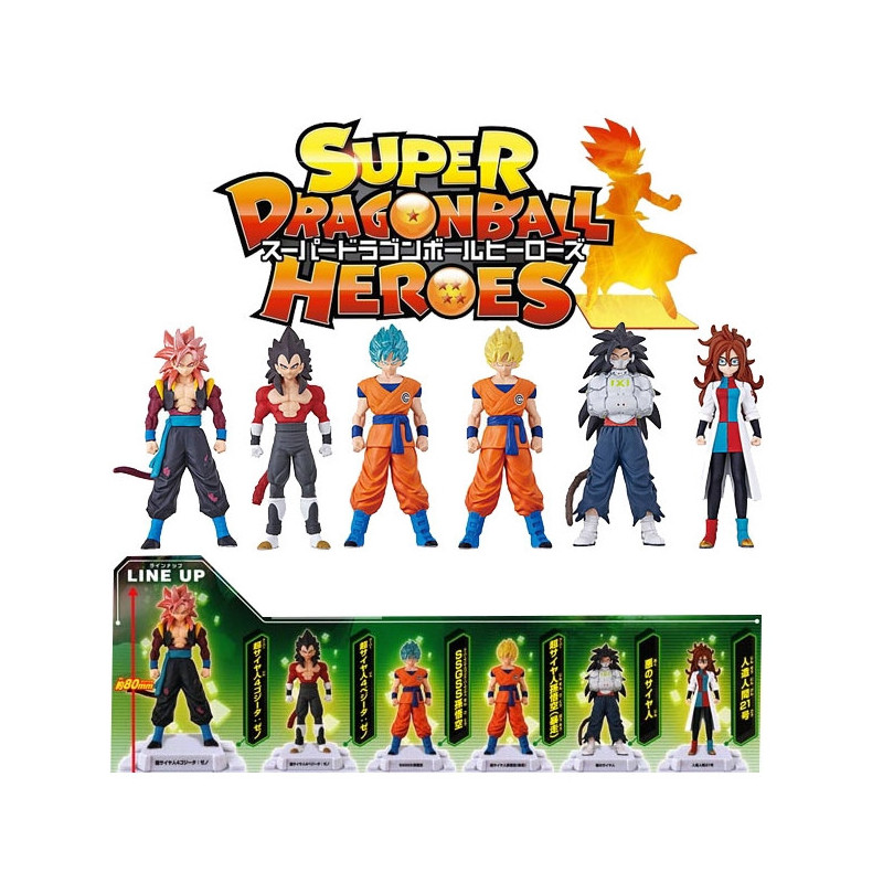 SUPER DRAGON BALL HEROES Set Figurines Skills Bandai