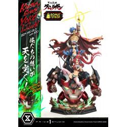 Statue Kamina, Simon & Yoko with Lagann Deluxe Bonus Version Prime 1 Studio Gurren Lagann