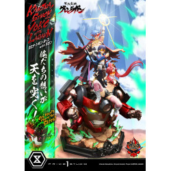 Statue Kamina, Simon & Yoko with Lagann Deluxe Bonus Version Prime 1 Studio Gurren Lagann