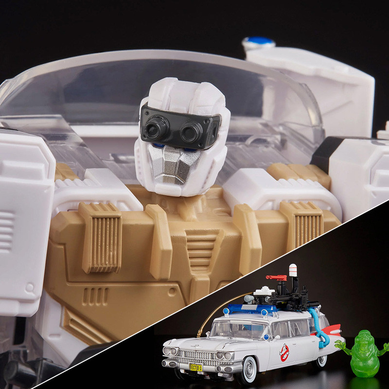 Figurine Ectotron Ecto-1 Hasbro Transformers x Ghostbusters