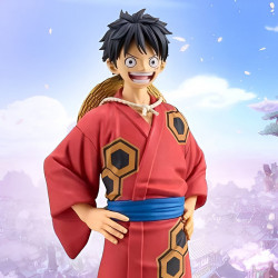Figurine Luffy Yukata DXF Grandline Series Wano Kuni Banpresto One Piece