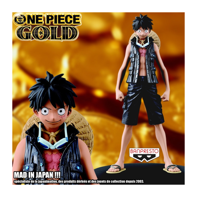 ONE PIECE GOLD figurine Luffy DXF Banpresto vol.1