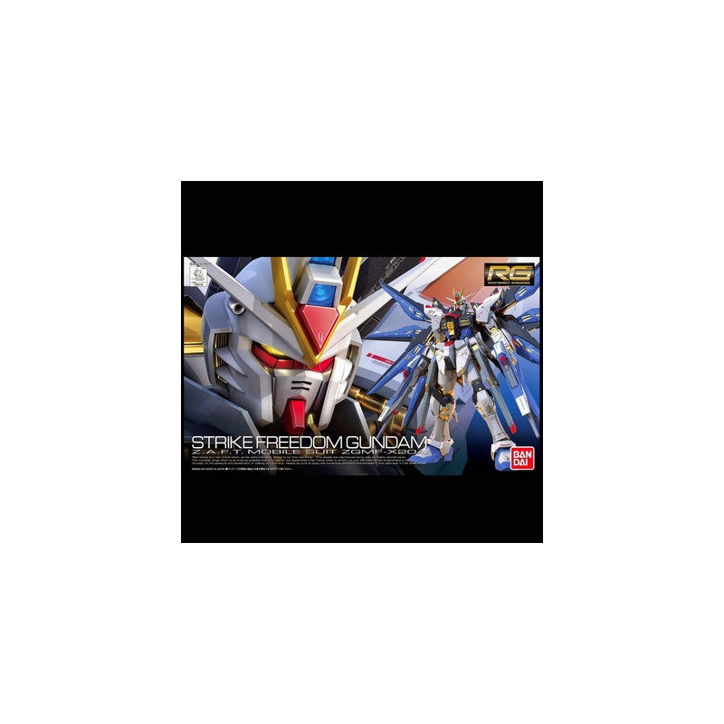 GUNDAM Real Grade Strike Freedom Gundam Bandai Gunpla