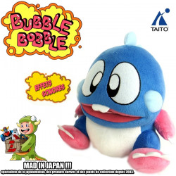 BUBBLE BOBBLE Peluche sonore Gaya Bleue