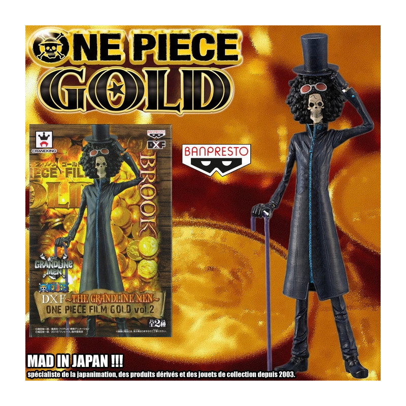 ONE PIECE GOLD figurine Brook DXF Banpresto vol.2