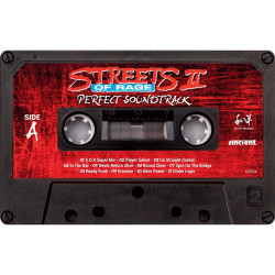 STREETS OF RAGE II Cassette Audio Perfect Soundtrack Wayo Records