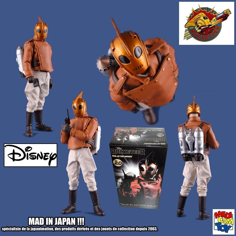 THE ROCKETEER Figurine R.A.H. Medicom 2.0