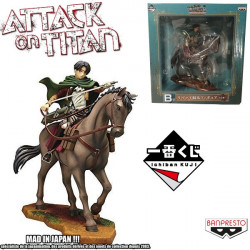 L'ATTAQUE DES TITANS figurine Caporal Levi Ichiban Kuji Banpresto