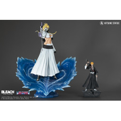 Pack Ichigo 1/8 & Hallibel 1/4 Kitsune Statue Bleach