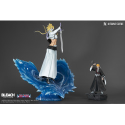 Pack Ichigo 1/8 & Hallibel 1/4 Kitsune Statue Bleach