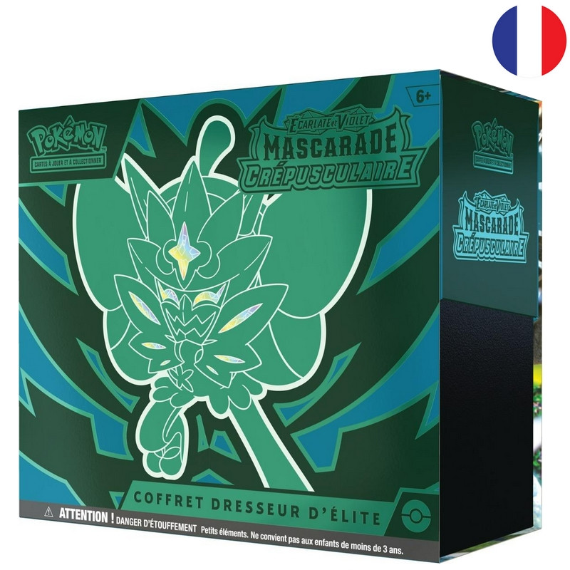 POKEMON EV 06 Coffret Dresseur d’Elite Ecarlate & Violet Mascarade Crépusculaire Ogerpon FR