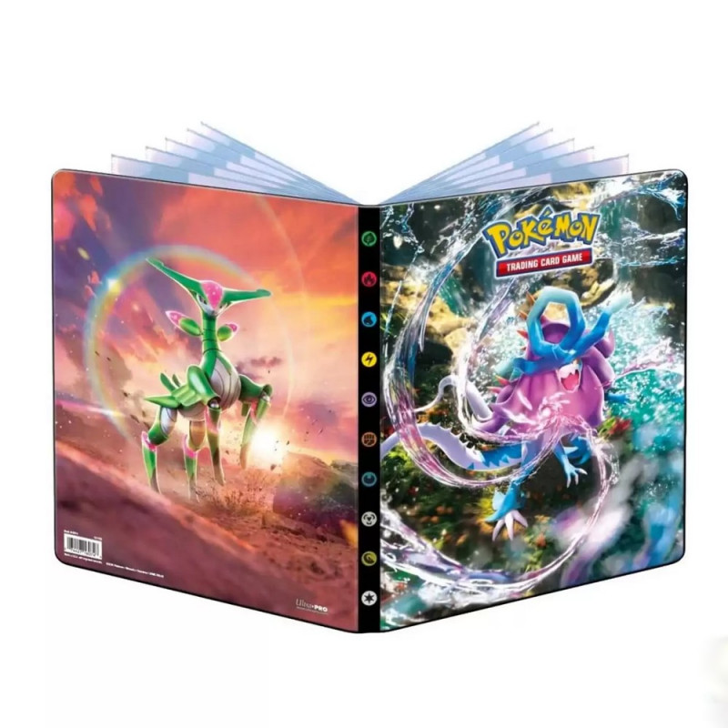 POKEMON Portfolio (album) de rangement 252 cartes Ecarlate et Violet Forces Temporelles