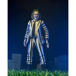 Figurine Beetlejuice Black and White Striped Suit Neca Beetlejuice