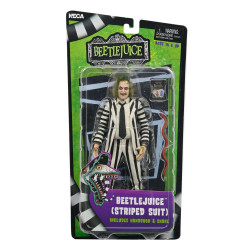 Figurine Beetlejuice Black and White Striped Suit Neca Beetlejuice