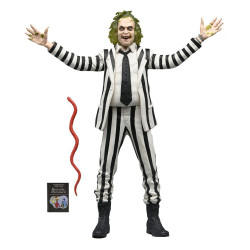 Figurine Beetlejuice Black and White Striped Suit Neca Beetlejuice