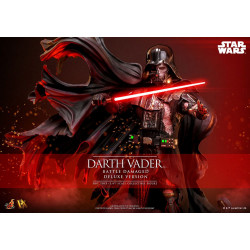 Figurine Dark Vador Battle Damaged Deluxe Version Hot Toys Star Wars