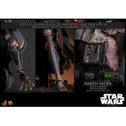 Figurine Dark Vador Battle Damaged Deluxe Version Hot Toys Star Wars