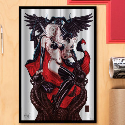 Impression Art Print Blasphemy Anthem Sideshow Lady Death