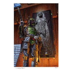 Impression Art Print Boba Fett The Bounty Sideshow Star Wars