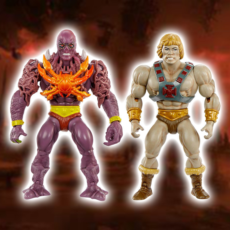 Figurines He-Man & Vecna Mattel Maitres de l'Univers X Stranger Things Origins