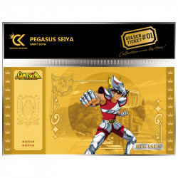 Golden Ticket Pegasus Seiya Cartoon Kingdom Saint Seiya