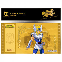 Golden Ticket Cygnus Hyoga Cartoon Kingdom Saint Seiya