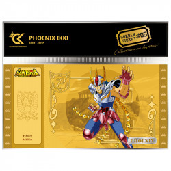 Golden Ticket Phoenix Ikki Cartoon Kingdom Saint Seiya