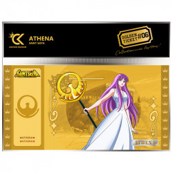 Golden Ticket Athena Cartoon Kingdom Saint Seiya