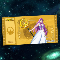 Golden Ticket Athena Cartoon Kingdom Saint Seiya