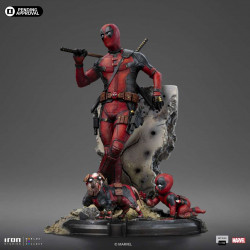 Statue Deadpool Art Scale Iron Studios Deadpool & Wolverine