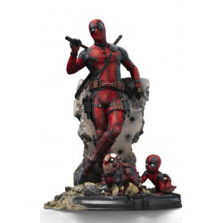 Statue Deadpool Art Scale Iron Studios Deadpool & Wolverine