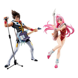 Pack Figurines Fire Bomber Live Stage Megahouse Macross 7