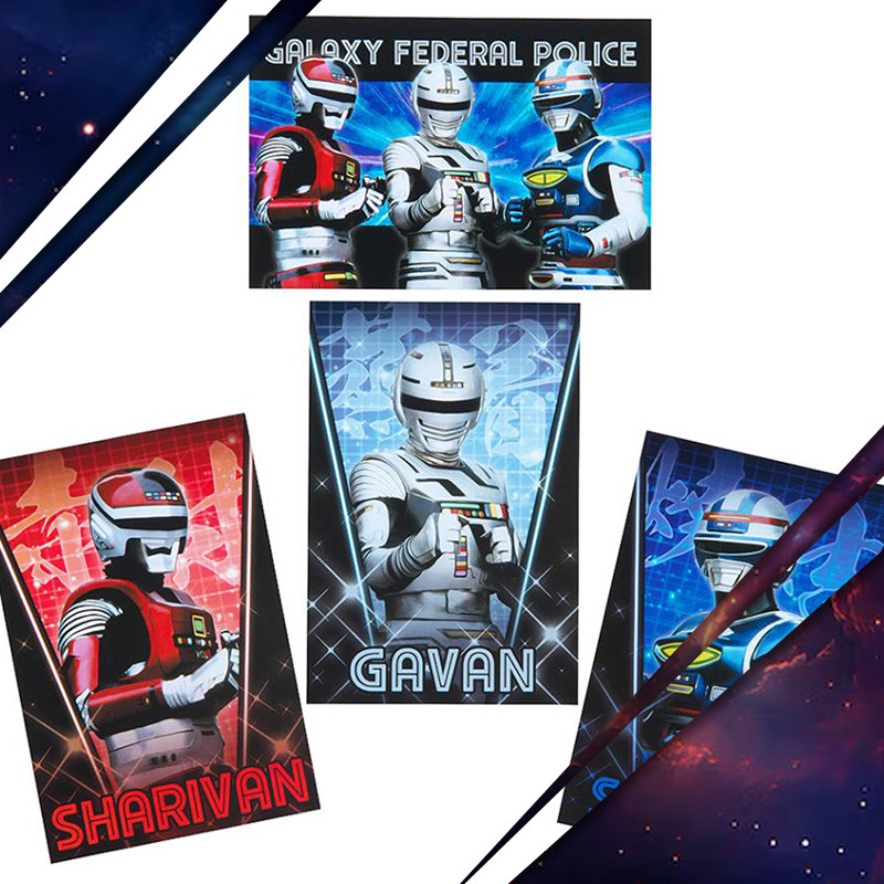 Cartes Postales Galaxy Federal Police Graveyard Gallery Space Sheriff Gavan