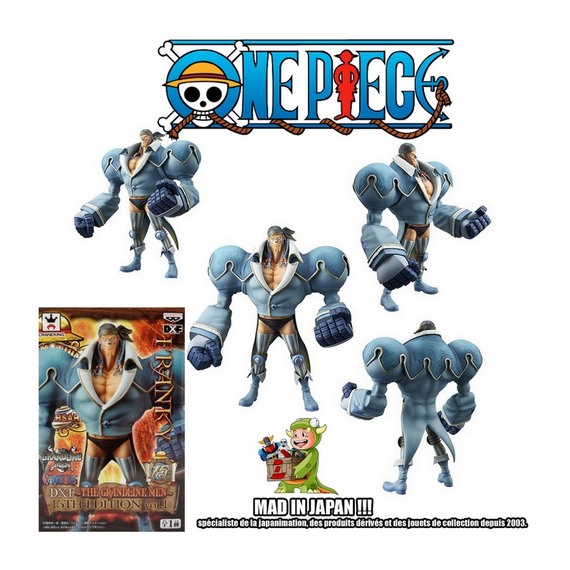 ONE PIECE figurine Franky DXF Banpresto 15ème anniversaire