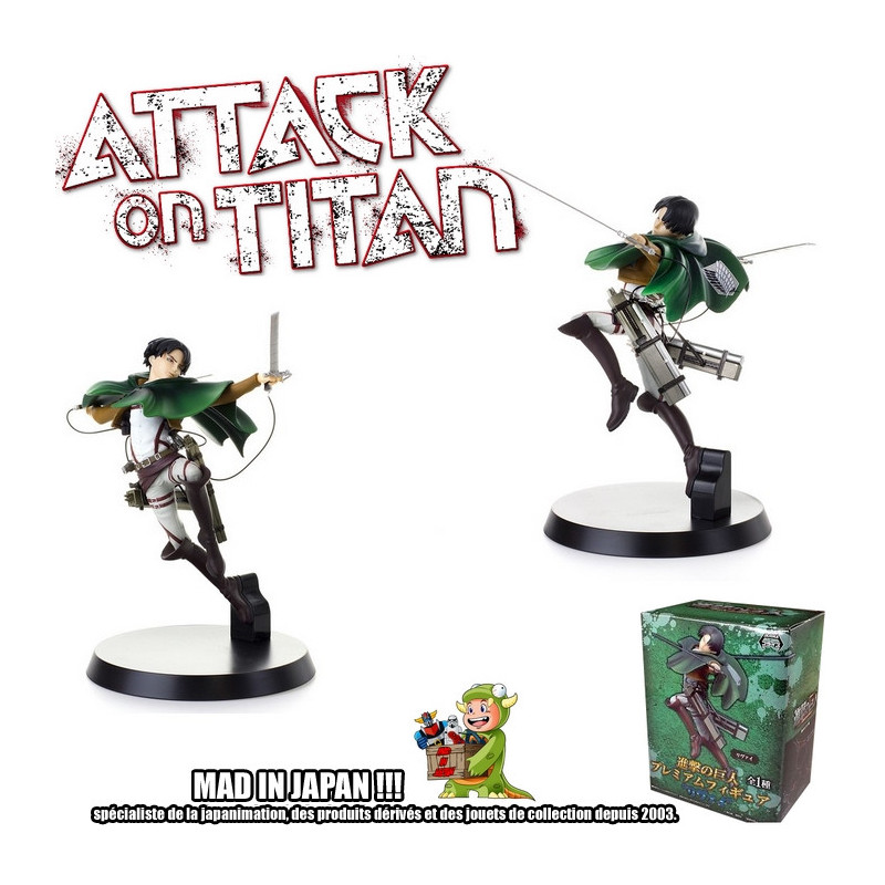 L'ATTAQUE DES TITANS figurine Levi Action Sega